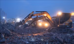 Sập công trình tại khu công nghiệp Giang Điền: Đã có 10 người chết, 14 người bị thương