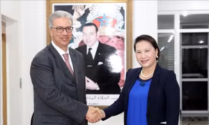 Chủ tịch Quốc hội Nguyễn Thị Kim Ngân gặp Toàn quyền Vùng Marrakech