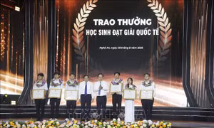 Tuyên dương 195 học sinh đạt giải quốc tế, quốc gia và học sinh đạt điểm cao tại Kỳ thi tốt nghiệp THPT 2025
