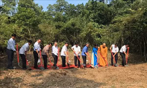 Khai quật khảo cổ chùa Ngũ Đài, thành phố Chí Linh