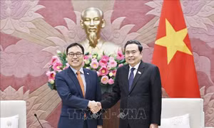 Chủ tịch Quốc hội Trần Thanh Mẫn tiếp Đại sứ Hàn Quốc tại Việt Nam