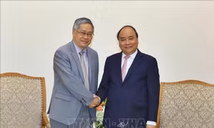 WEF ASEAN 2018: Thủ tướng Nguyễn Xuân Phúc tiếp Lãnh đạo Ủy hội sông Mê Công quốc tế