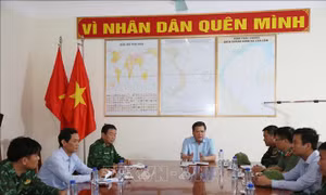 Quảng Trị: Xuyên đêm tìm kiếm 9 thuyền viên mất tích trên hai tàu cá bị chìm
