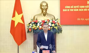 Công bố quyết định kiểm tra, giám sát của Bộ Chính trị, Ban Bí thư năm 2026 đối với Ban Thường vụ Đảng ủy Quốc hội