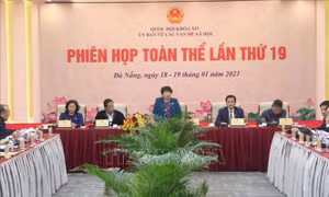 Khai mạc Phiên họp toàn thể lần thứ 19 Ủy ban về các vấn đề xã hội của Quốc hội