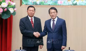 Thúc đẩy quan hệ hợp tác gắn bó giữa hai Bộ Công an Việt Nam - Lào