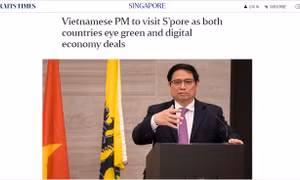 Việt Nam, Singapore hướng đến các thỏa thuận kinh tế xanh và kinh tế số