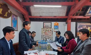 Khảo sát công tác quản lý và tổ chức lễ hội Xuân 2023 trên địa bàn Hà Nội
