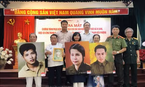 Phục dựng di ảnh tặng gia đình có văn nghệ sỹ, trí thức hy sinh trong kháng chiến