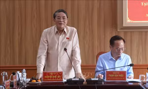 Kiểm tra công tác bầu cử tại xã Hồ Thị Kỷ, tỉnh Cà Mau