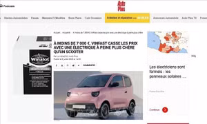 Xe điện Việt Nam gây chú ý trên báo Pháp