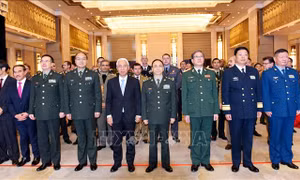 Kỷ niệm ngày thành lập QĐND Việt Nam và Ngày Quốc phòng toàn dân tại Trung Quốc