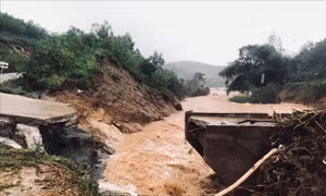 Quảng Ngãi: Lốc xoáy, mưa lớn gây thiệt hại nhiều nơi