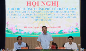  Nhất trí chủ trương xây dựng Phân hiệu 2 của ĐH Kinh tế Quốc dân và ĐH Xây dựng tại Khu Đại học Nam Cao