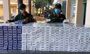 Bạc Liêu: Tịch thu gần 1.500 bao thuốc lá ngoại nhập lậu