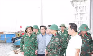 Phó Tư lệnh Quân khu 4 kiểm tra công tác phòng, chống bão số 5 tại Huế