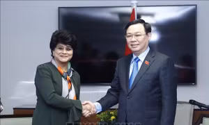 Chủ tịch Quốc hội Vương Đình Huệ tiếp lãnh đạo một số tập đoàn của Vương quốc Anh