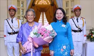 Phó Chủ tịch nước Võ Thị Ánh Xuân tiếp Công chúa Thái Lan Maha Chakri Sirindhorn