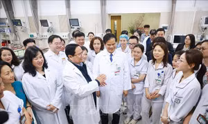Thủ tướng thăm, chúc Tết, động viên y bác sĩ và bệnh nhân tại các bệnh viện