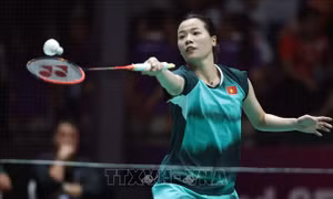 Tay vợt cầu lông Thùy Linh áp sát top 20 thế giới