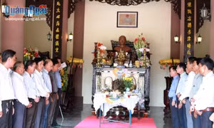 Quảng Ngãi: Dâng hương tưởng niệm 155 năm ngày Anh hùng dân tộc Trương Định tuẫn tiết 