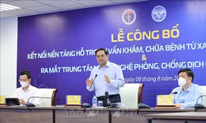 Thủ tướng dự lễ công bố kết nối nền tảng hỗ trợ tư vấn khám, chữa bệnh từ xa