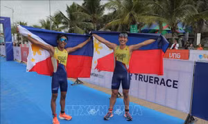 SEA Games 31: Philippines giành HCV ở nội dung 3 môn phối hợp nam, nữ​