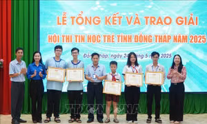 Sân chơi bổ ích cho học sinh đam mê công nghệ thông tin ở Đồng Tháp