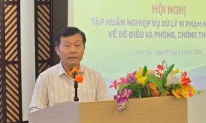 Nâng cao nghiệp vụ xử lý vi phạm trong lĩnh vực đê điều, phòng chống thiên tai