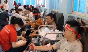 Lan tỏa chương trình 'Chủ nhật đỏ' hiến máu cứu người tại Lai Châu ​