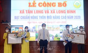 Sóc Trăng công bố thêm 2 xã đạt chuẩn nông thôn mới nâng cao
