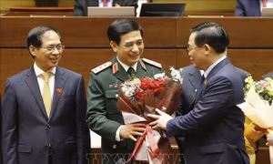 12 bộ trưởng, trưởng ngành được Quốc hội phê chuẩn bổ nhiệm