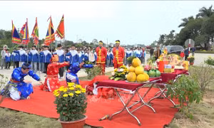 Tái hiện lễ thượng nêu ngày Tết tại Thành nhà Hồ