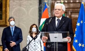 Tổng thống Italy Sergio Mattarella tuyên thệ nhậm chức nhiệm kỳ thứ hai
