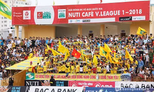 V.League 2018: Sân Vinh mở cửa miễn phí tri ân người hâm mộ tại vòng đấu cuối