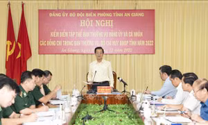 Bộ đội Biên phòng An Giang tập trung xây dựng đội ngũ cán bộ