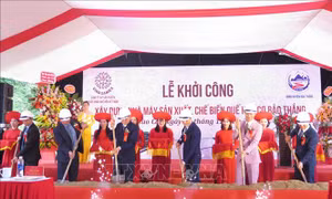 Lào Cai khởi công xây dựng thêm một nhà máy chế biến quế hữu cơ