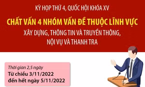 Quốc hội chất vấn 4 nhóm vấn đề 