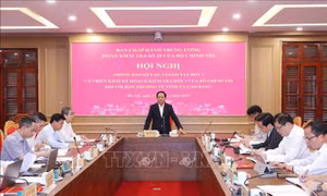 Thông báo Kết luận kiểm tra, giám sát với Ban Thường vụ Tỉnh ủy Cao Bằng