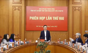 Chủ tịch nước Võ Văn Thưởng chủ trì Phiên họp lần thứ hai Ban Chỉ đạo Trung ương Tổng kết 20 năm thực hiện Nghị quyết số 23 - NQ/TW
