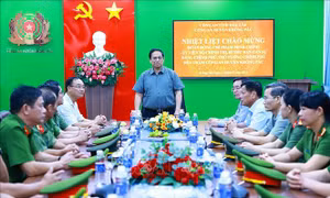 Thủ tướng Phạm Minh Chính thăm, làm việc với Công an huyện Krông Pắc, tỉnh Đắk Lắk