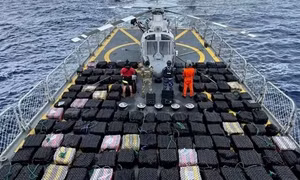 Mexico thu giữ hơn 3,5 tấn cocaine trên vùng biển Thái Bình Dương