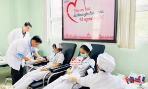 Điểm hiến máu cố định giúp bệnh viện chủ động được nguồn máu dự trữ