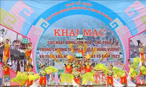 Giỗ Tổ Hùng Vương 2023: Sôi động các hoạt động văn hóa - thể thao