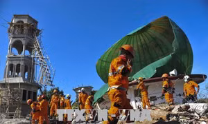 Động đất tại Indonesia: Số người bị thương tăng lên trên 1.400 người