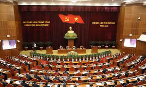 Ngày làm việc thứ hai Hội nghị lần thứ 12 Ban Chấp hành Trung ương Đảng khóa XII