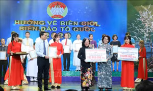 Quyên góp 34 tỷ đồng cho Quỹ 'Vì biển đảo quê hương - Vì tuyến đầu Tổ quốc'