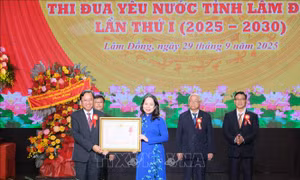 Phó Chủ tịch nước Võ Thị Ánh Xuân dự Đại hội thi đua tỉnh Lâm Đồng