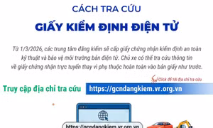 Cách tra cứu giấy chứng nhận kiểm định điện tử