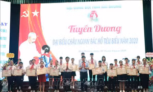 Tuyên dương 'Lãnh đạo trẻ tương lai' tại Đại hội Cháu ngoan Bác Hồ tỉnh Hải Dương